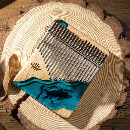 Kalimba 21 dźwięków drewniana buk