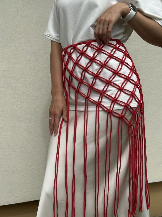 Спідниця-хустка макраме