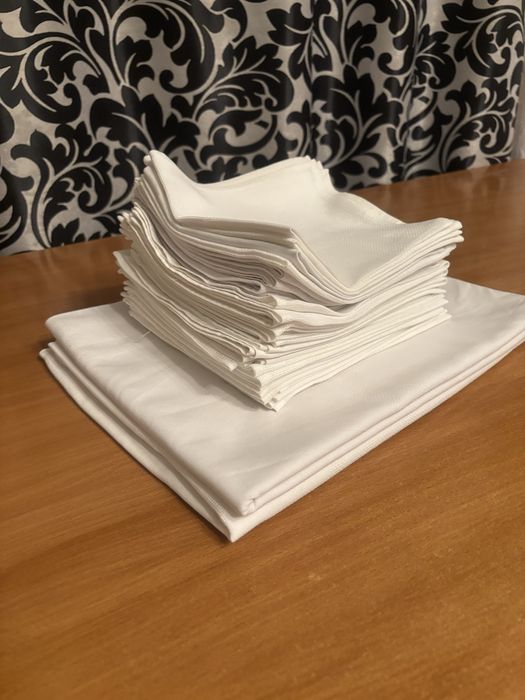 Скатерти и салфетки льняные