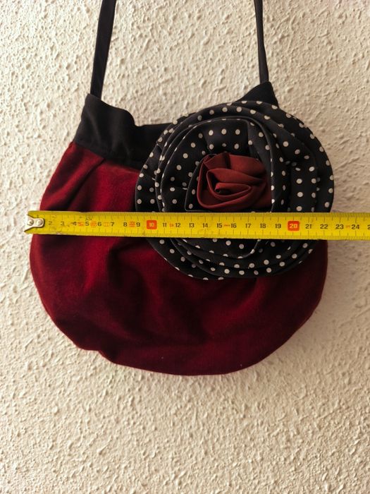 Noa Ecco. Mala bombazona e algodão. Linda. Cor de tijolo