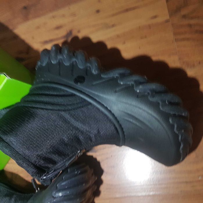 crocs echo boot z shield 37/38 kalosze śniegowce buty zima z suwakiem