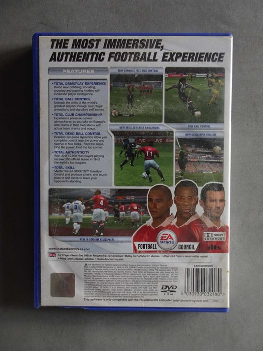 Jogo para Playstation 2 PS2 - FIFA Football 2003