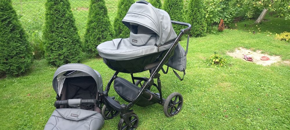 Коляска 2в1 Richmond Crystal Темно-сірий