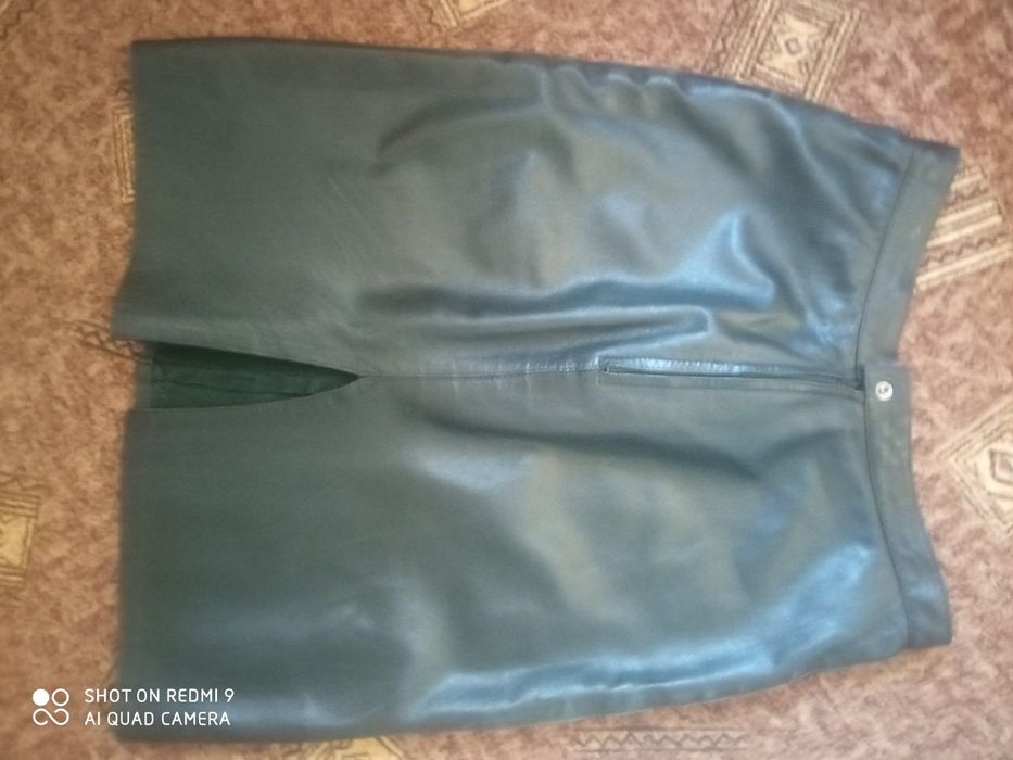 Юбка кожаная 100%