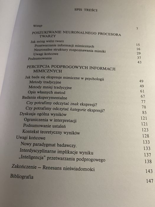 Rafał Krzysztof Ohme Podprogowe informacje mimiczne