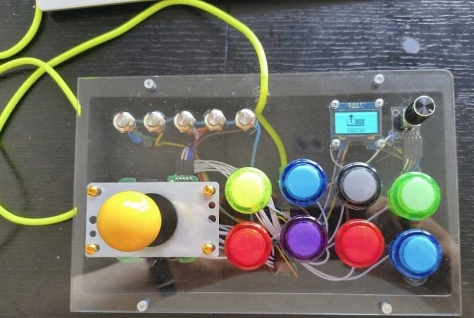 Programowalny Joystick Arcade The A500 Mini PC Switch Retro Konsole