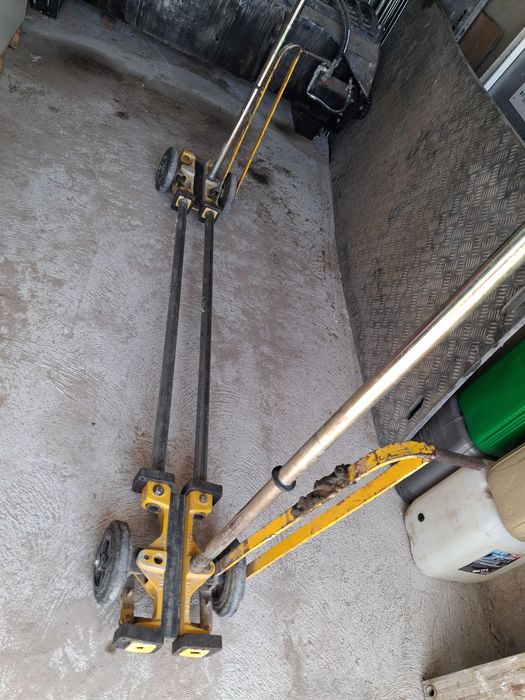Wózek transportowy składany do szyb płyt