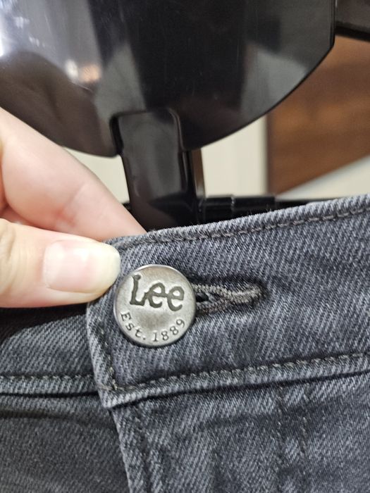 Męskie Spodnie Lee Luke W34 L32 szare
