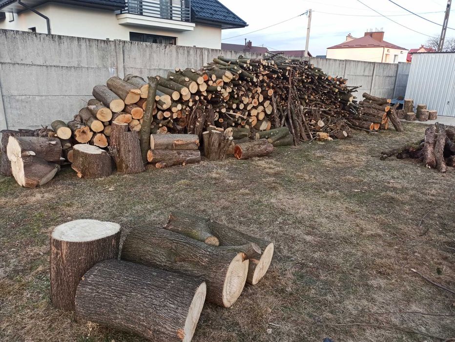 Drewno opałowe 4,5 mp + gałęziówka