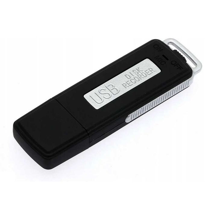 Dyskretny Mini Dyktafon Ukryty Pendrive Podsłuch Szpiegowski 8GB