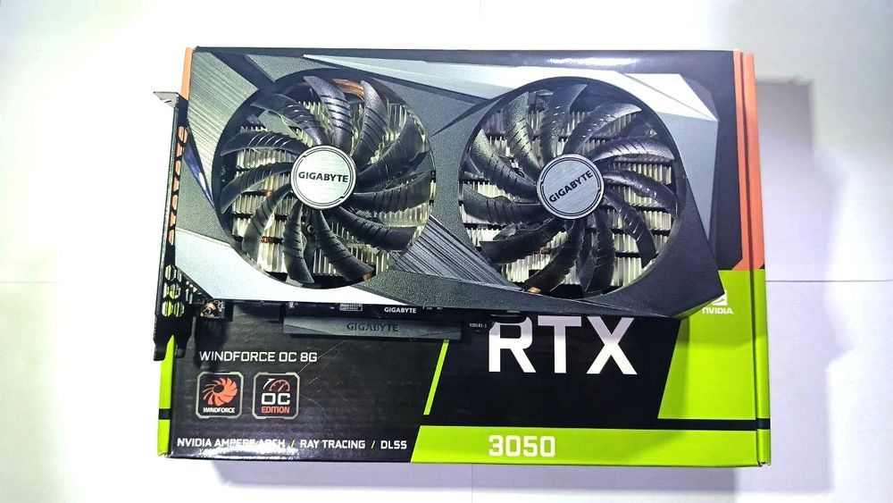 Відеокарта RTX 3050 8GB GEFORCE | На гарантії | DLSS | Новий стан