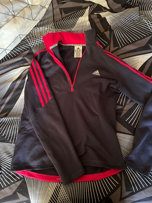 Кофта адідас, рожево синя