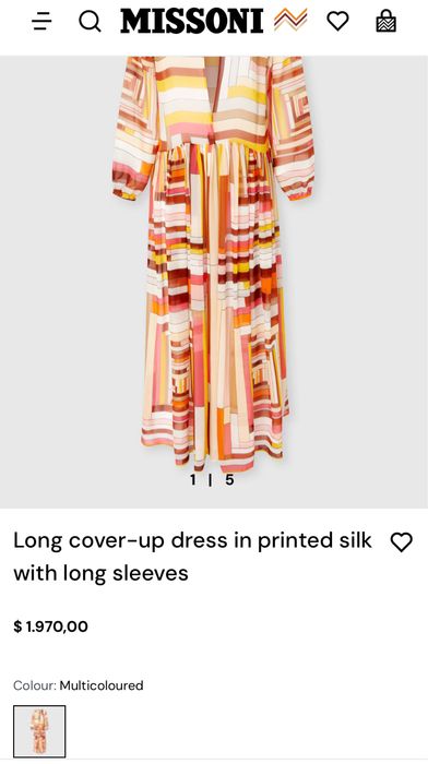 Шовковий сарафан Missoni original Made in Italy — 2000$ за 12 800 грн