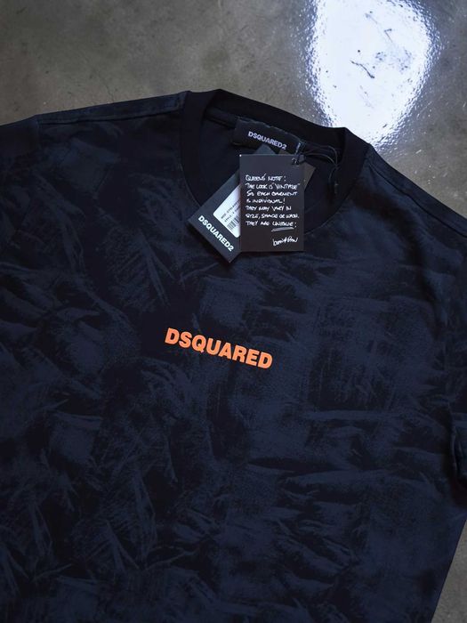 Dsquared2 T-shirt L XL 3XL Czarny Męski