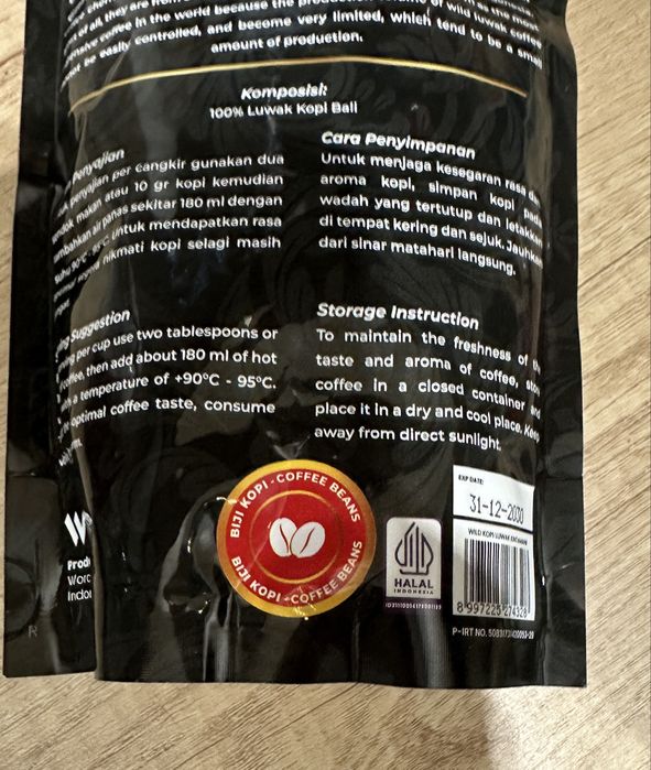 Kawa Premium Wild Kopi Luwak