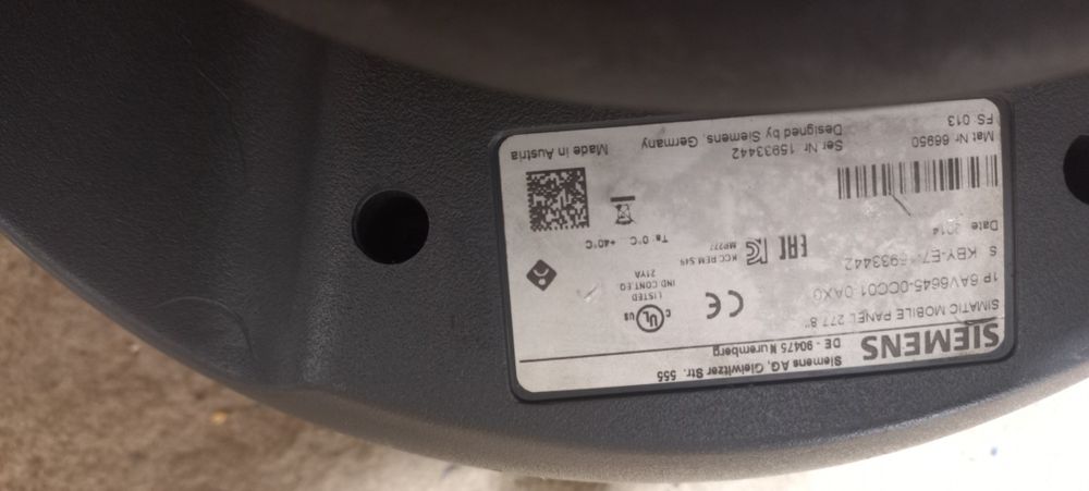 Siemens Mobile panel277-8"