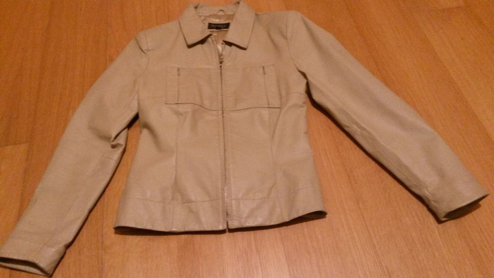 Casaco em pele genuína como novo