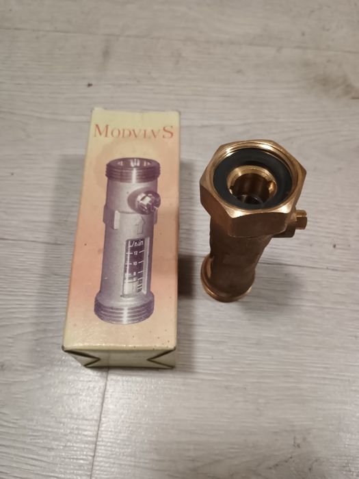 Przepływomierz rotametr mosiężny 1"  8-28 l/min