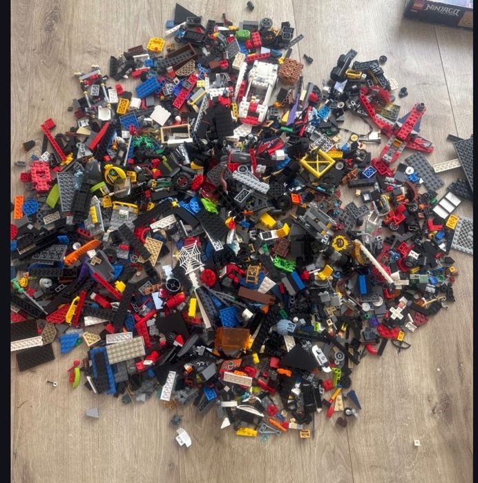 Duży MIX LEGO  3 kg Ninjago / Inne - Klocki, Pudełka, Instrukcje