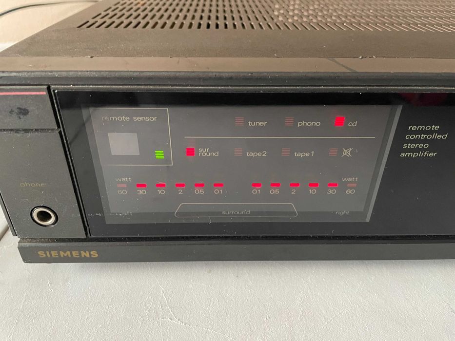 Amplituner siemens rv 200 60w kanał