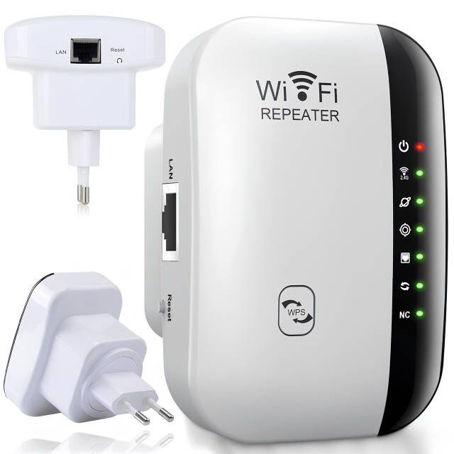 Wi-Fi репітер МТ02 300 Мбіт/с підсилювач сигналу, 2.4 ГГц, компактний, легке налаштування