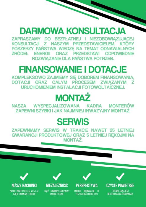 Instalacja Fotowoltaiczna 10,235 kWp + 10,24 kWh magazyn energii