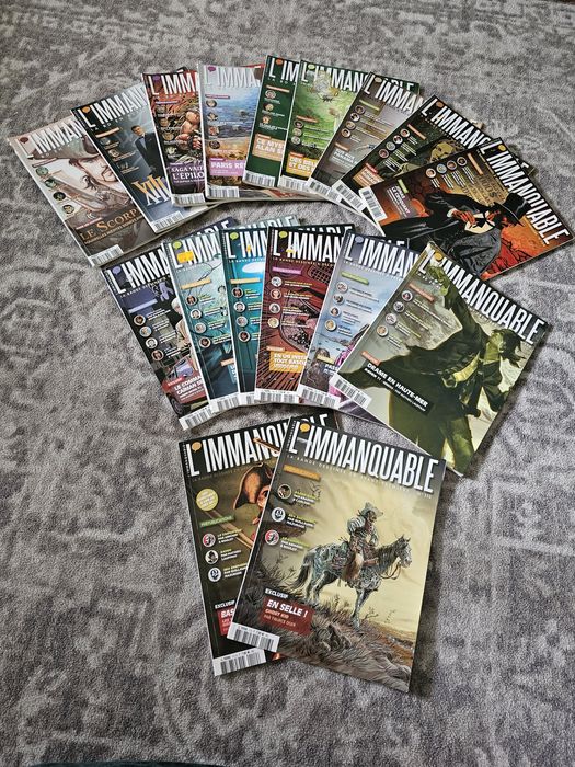 Lote 17 Revistas Colecionador BD L'Immanquable