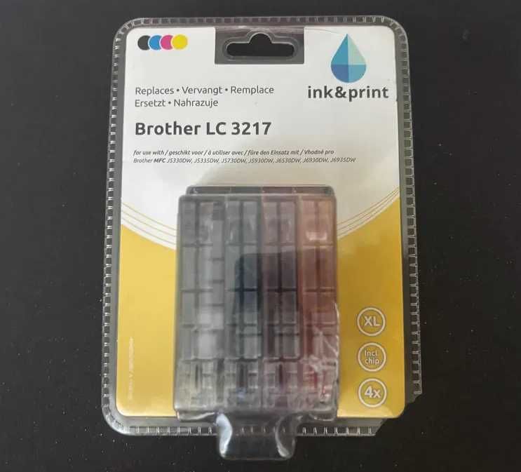 Tusze Zamienniki zestaw 4szt do Brother LC 3217 ink&print