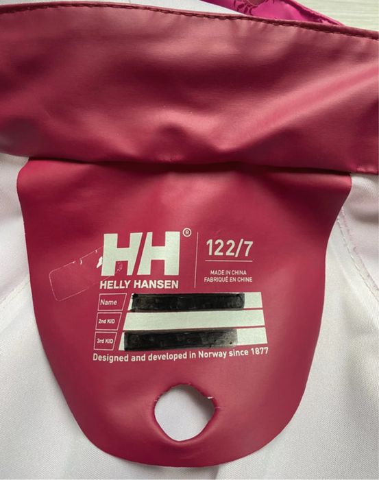Komplet przeciwdeszczowy gumowy Helly Hansen spodnie kurtka HH 122