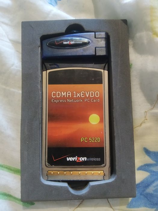 Все вопросы в сообщениях.
Продам PCMCIA карта CDMA EV-DO Verizon Wirel
