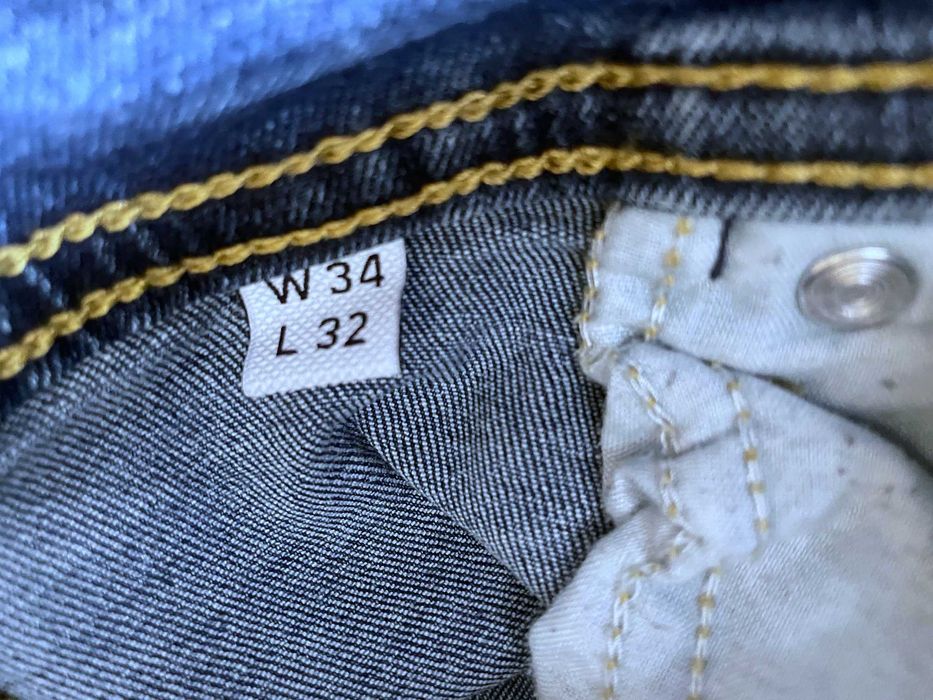 Spodnie męskie dżinsy elast TheTeeShoppen W34/L32 nieb 45zł