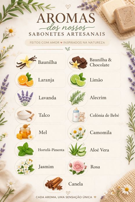 Sabonetes de Glicerina   feitos á mão