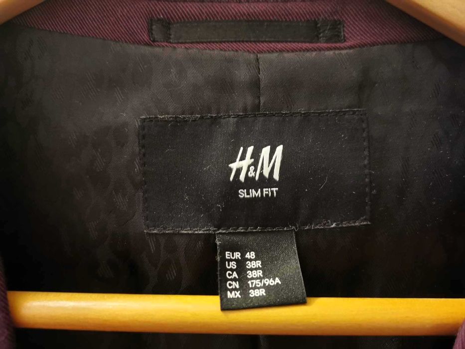 Blazer H&M slim fit para homem