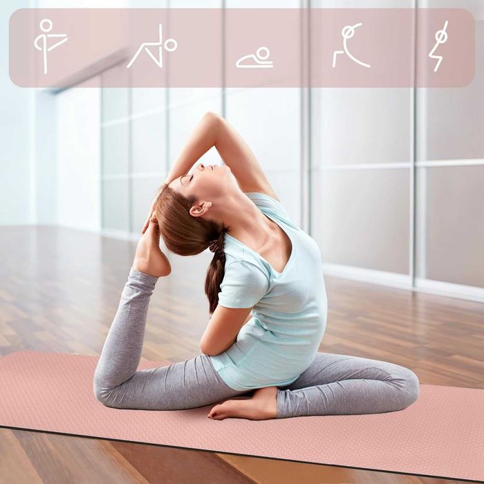 Tapete de Yoga Grosso (8mm) - (183x61cm) - PINK