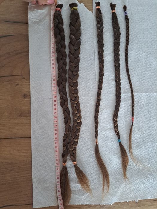 Włosy dziewicze ciemny blond
