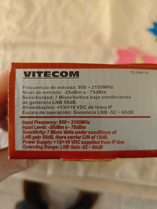 Sintonizador de Satélite Vitecom