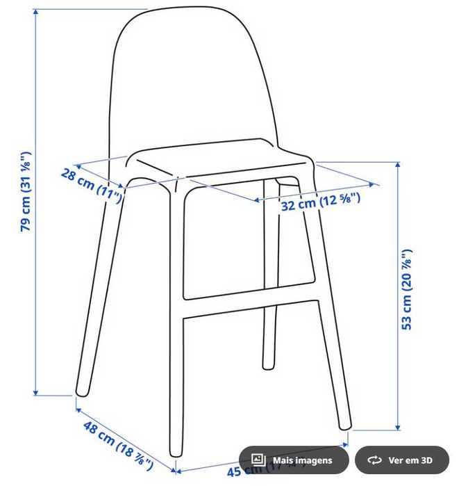 Cadeira alta infantil URBAN verde