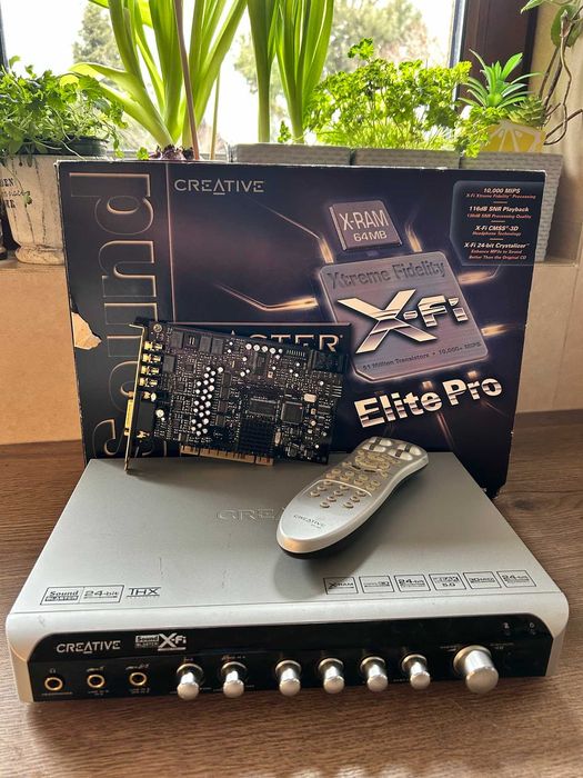 Sound Blaster X-Fi Elite Pro SB0550 64MB X-RAM (RARYTAS) Komplet