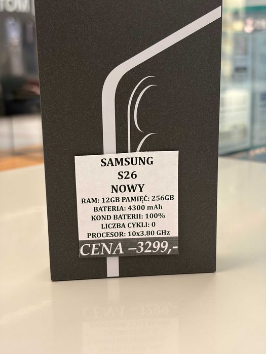 Samsung S26 12/256GB NOWY Topcase Vivo *Raty 0%