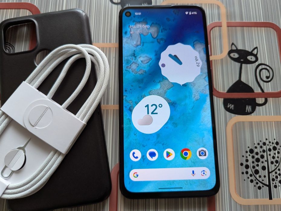 Google Pixel 4a5G  Just Black 6-128Gb/ 2-Sim/Neverlock/NFC/237 циклів