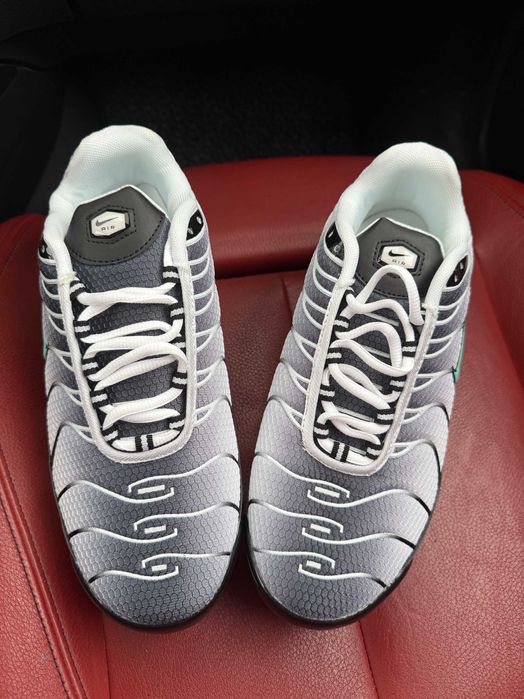(БЕЗ ПЕРЕДОПЛАТИ) Nike Air Max Plus White Black Mint Green найк аір