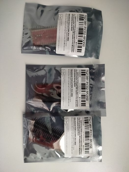 Raspberry Pi Pico 2 (RP2350), 520kb SRAM, 4Mb Flash