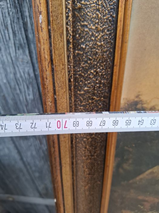 Hobbema Młyn Wodny reprodukcja  prl