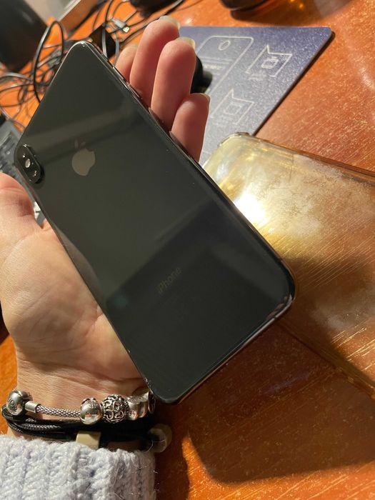 iPhone XS Max 64 GB – tylny panel szklany "Space Gray"