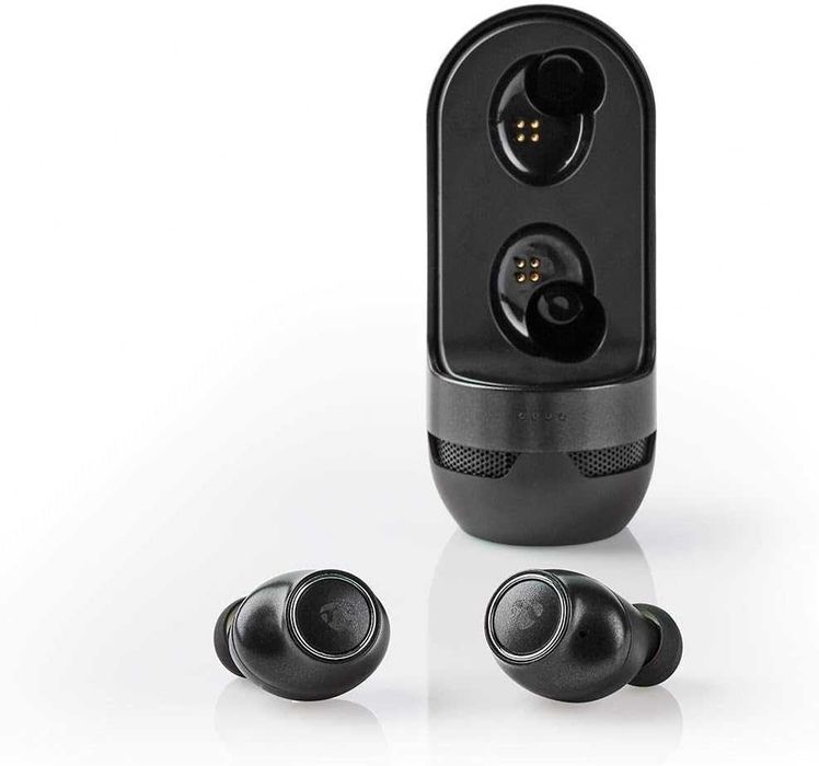 Auriculares Bluetooth Com Coluna Nedis HPBT6050BK