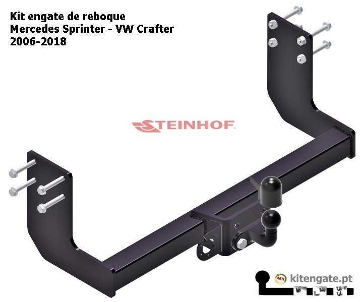 Kit de engate de reboque para furgões e autocaravanas