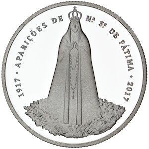 100 Anos das Aparições de Nossa Senhora de Fátima (Prata Proof)