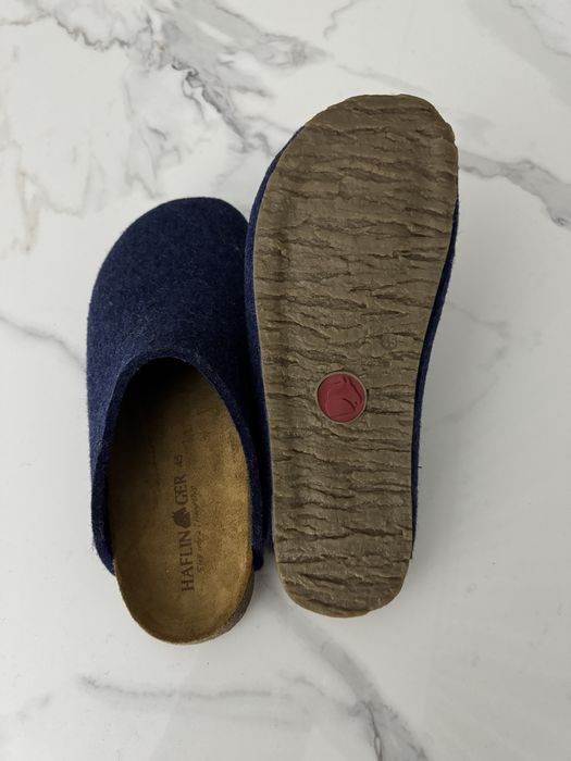 Німецькі натуральні домашні тапки, з войлока.