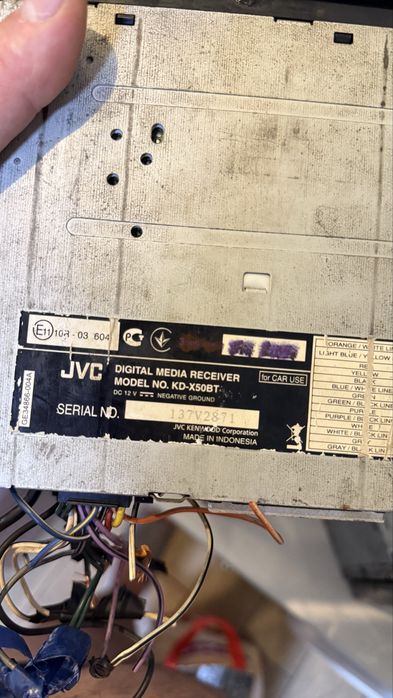Автомагнитафон JVC kf-x50bt/kd-x163