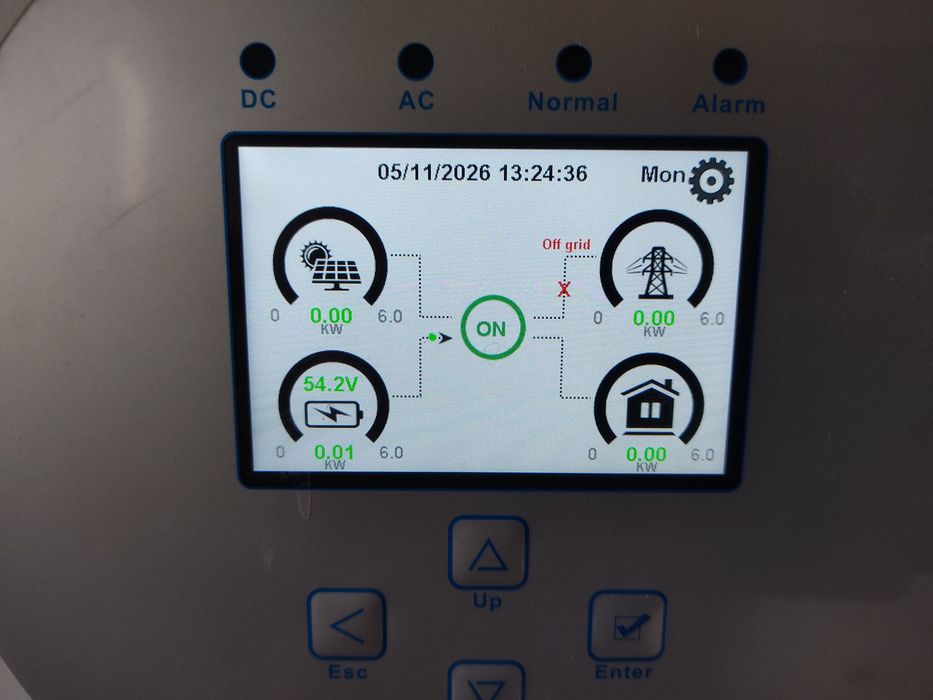 Deye 6kw 48v falownik  panele 1kwp magazyn 2kwh